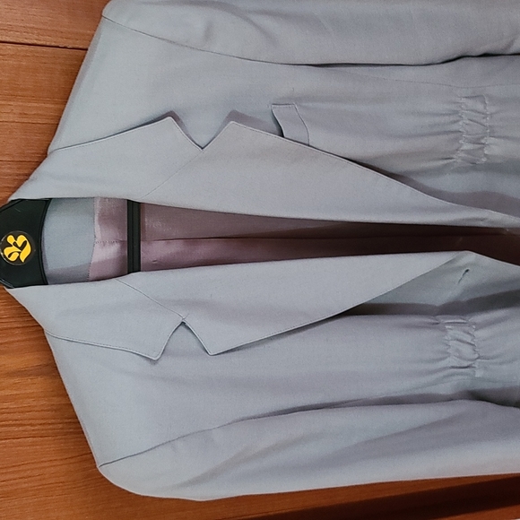 Women's grey blazer - Picture 2 of 11